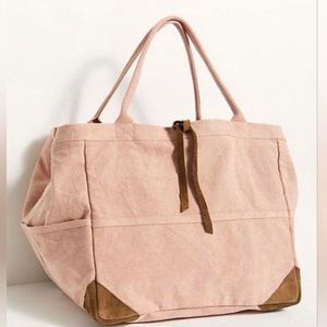 Free people canvas bag pink